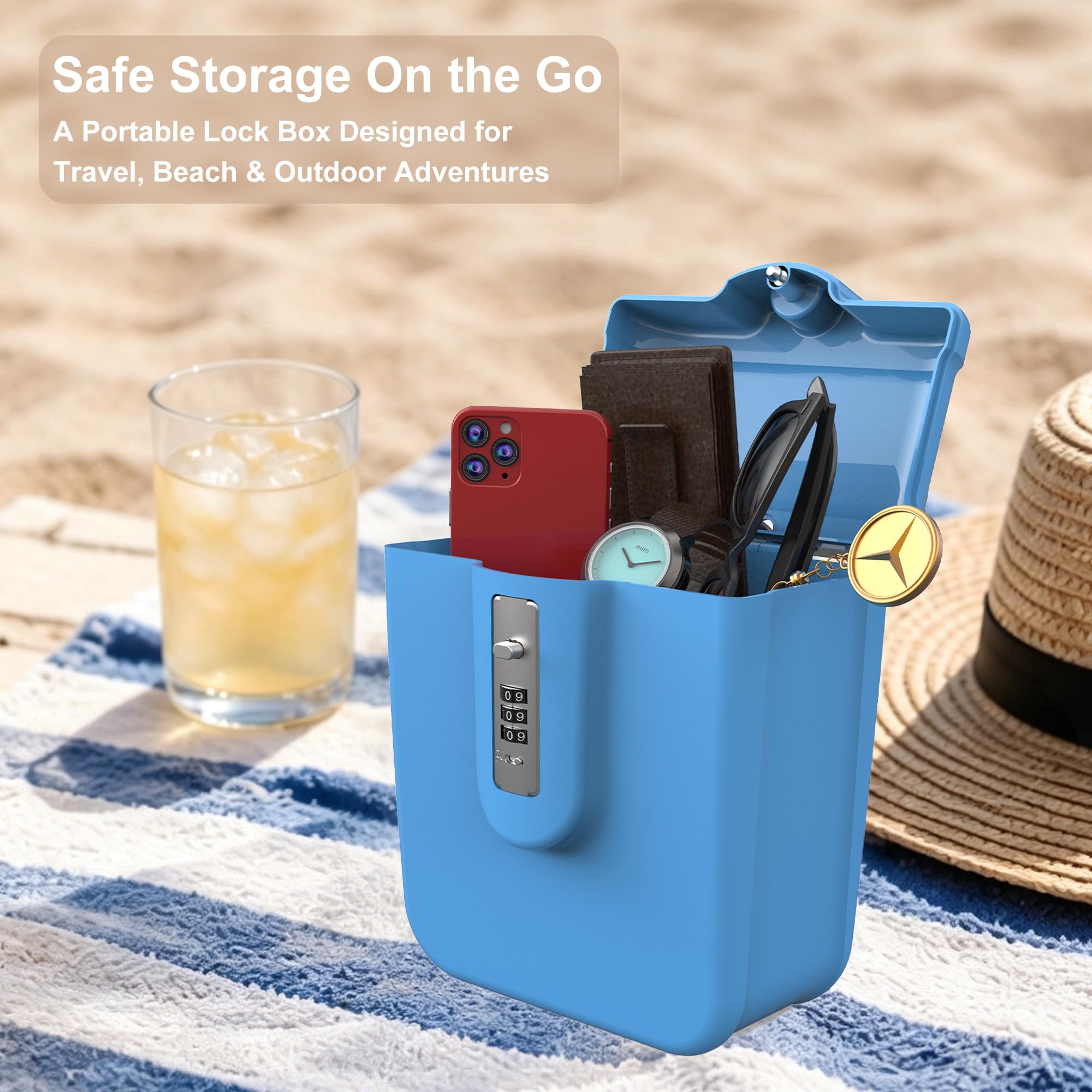 Amazon.com: UP Security Portable Combination Lock Box for Travel
